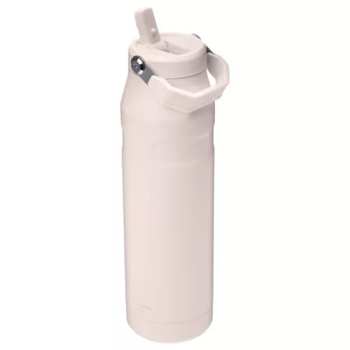 Thermos bottle with straw The IceFlow Bottle Flip Straw 2.0 1.06L light pink