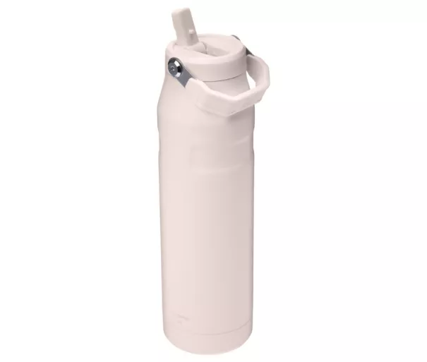 Termoso buteliukas su šiaudeliu The IceFlow Bottle Flip Straw 2.0 1.06L šviesiai rožinis