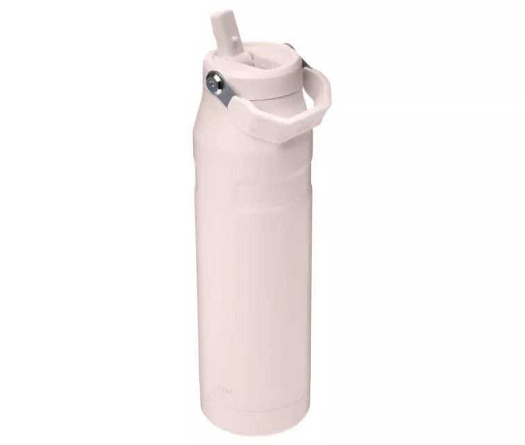 Термос с трубочкой The IceFlow Bottle Flip Straw 2.0 1.06л светло-розовый