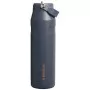 Thermos bottle with straw The IceFlow Bottle Flip Straw 2.0 1.06L grey