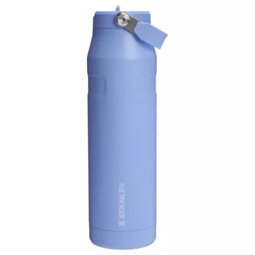 Termopudele ar salmiņu The IceFlow Bottle Flip Straw 2.0 1,06L hortenziju zila