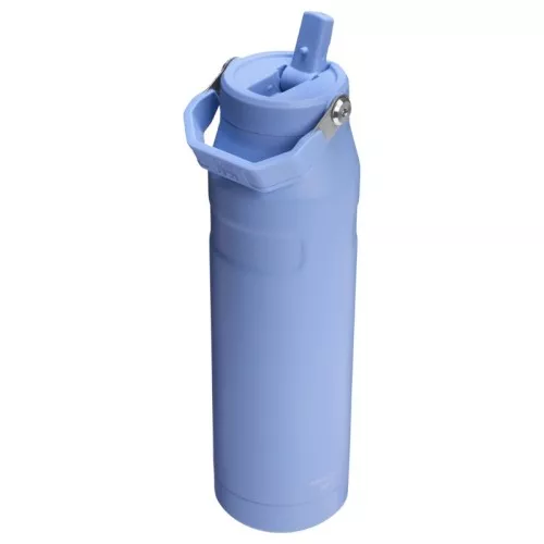 Thermos bottle with straw The IceFlow Bottle Flip Straw 2.0 1.06L hydrangea blue