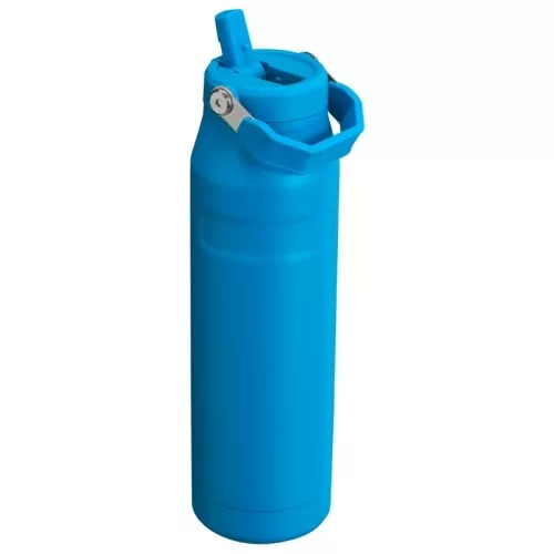 Thermos bottle with straw The IceFlow Bottle Flip Straw 2.0 1.06L blue