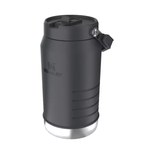 Thermos bottle with straw The IceFlow Flip Straw 2.0 Jug 1.90L black 2.0