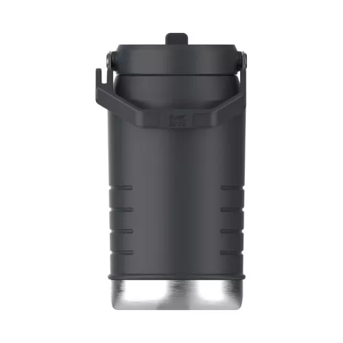 Thermos bottle with straw The IceFlow Flip Straw 2.0 Jug 1.90L black 2.0
