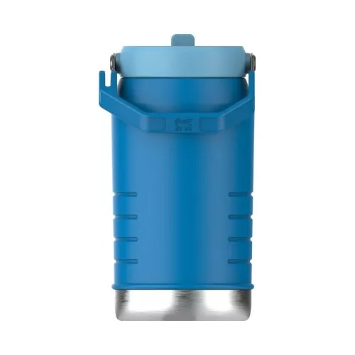 Termoso buteliukas su šiaudeliu The IceFlow Flip Straw 2.0 Jug 1.90L mėlynas