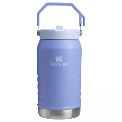Thermos bottle with straw The IceFlow Flip Straw 2.0 Jug 1.90L hydrangea blue