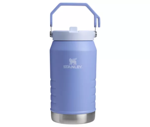 Termoso buteliukas su šiaudeliu The IceFlow Flip Straw 2.0 Jug 1.90L Hortenzijos mėlynas