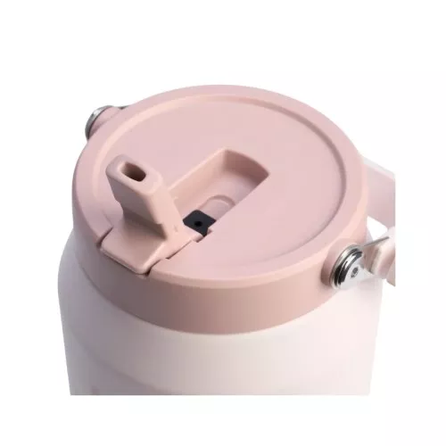 Thermos bottle with straw The IceFlow Flip Straw 2.0 Jug 1.90L light pink