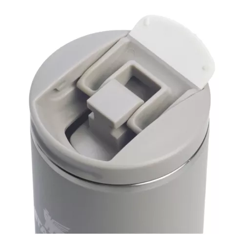 „Transit“ puodelis su atlenkiamu dangteliu, 0,47 l, šviesiai pilkas