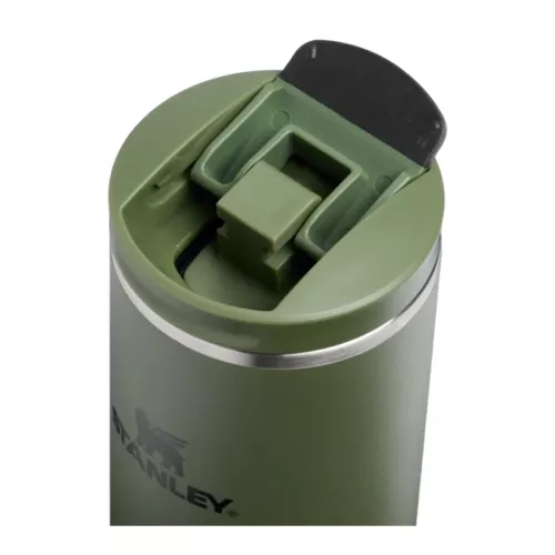 Termokrūze The Transit Fliptop Mug 0,35L tumši zaļa