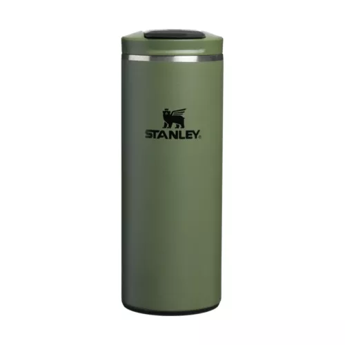 Termokrūze The Transit Fliptop Mug 0,35L tumši zaļa