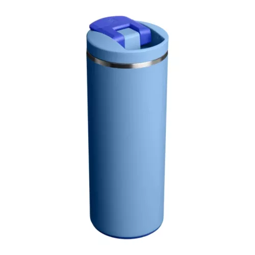 „Transit“ puodelis su atlenkiamu dangteliu, 0,35 l, šviesiai mėlynas