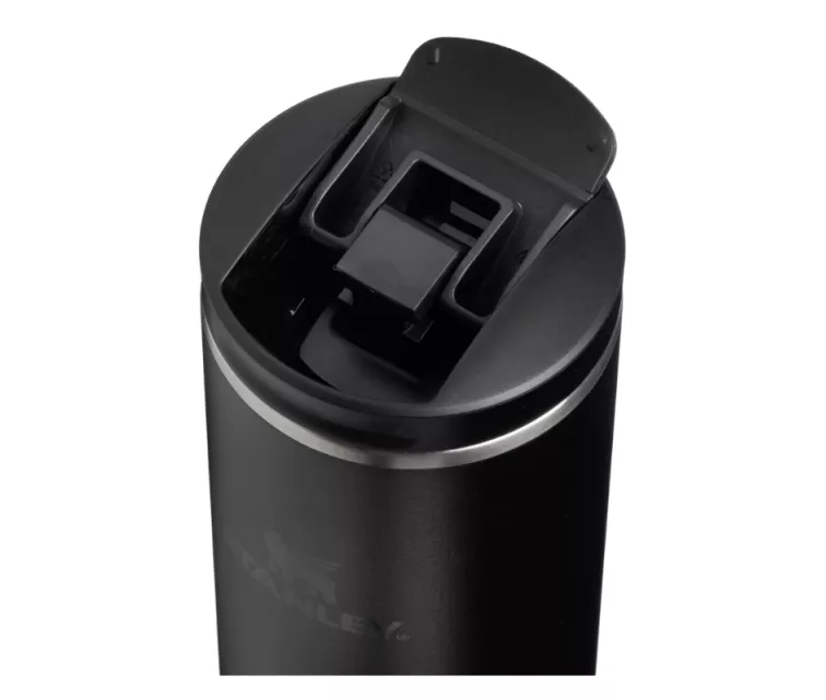 „Transit“ puodelis su atlenkiamu dangteliu, 0,47 l, juodas, 2,0