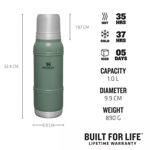 Thermos The Artisan Thermal Bottle 1L green