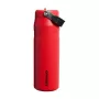 Thermos bottle with straw The IceFlow Bottle Flip Straw 2.0 0.71L dark red