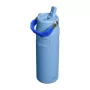 Thermos bottle with straw The IceFlow Bottle Flip Straw 2.0 0.71L light blue