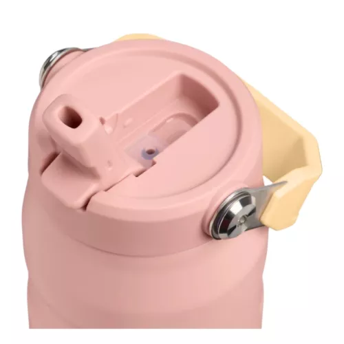 Thermos bottle with straw The IceFlow Bottle Flip Straw 2.0 0.71L peach pink