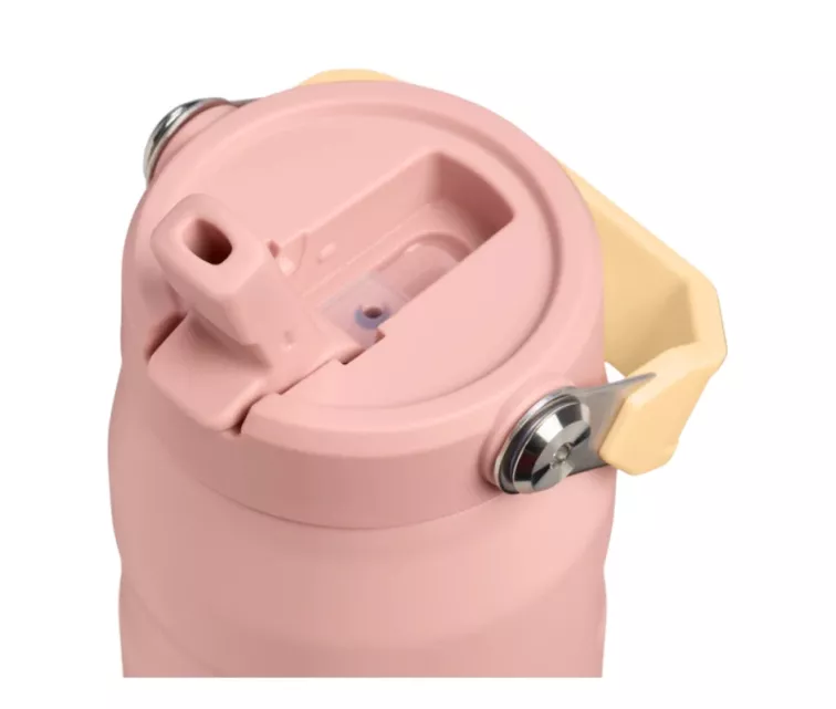Termospudel kõrrega The IceFlow Bottle Flip Straw 2.0 0.71L virsikuroosa