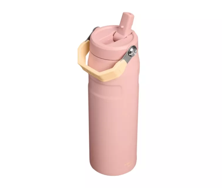 Termospudel kõrrega The IceFlow Bottle Flip Straw 2.0 0.71L virsikuroosa