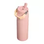 Termospudel kõrrega The IceFlow Bottle Flip Straw 2.0 0.71L virsikuroosa