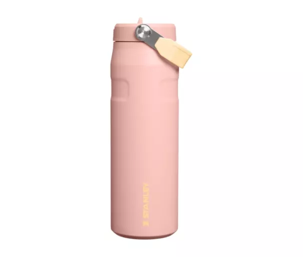 Termospudel kõrrega The IceFlow Bottle Flip Straw 2.0 0.71L virsikuroosa