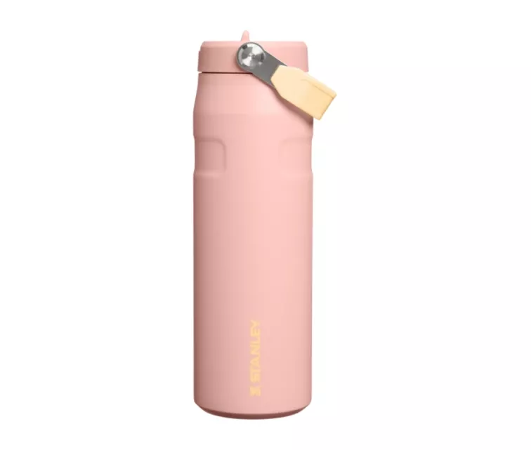 Termospudel kõrrega The IceFlow Bottle Flip Straw 2.0 0.71L virsikuroosa