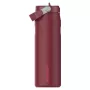 Thermos bottle with straw The IceFlow Bottle Flip Straw 2.0 0.7L dark red