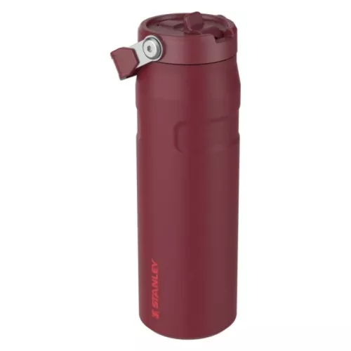 Термос с трубочкой The IceFlow Bottle Flip Straw 2.0 0.7 л тёмно-красный