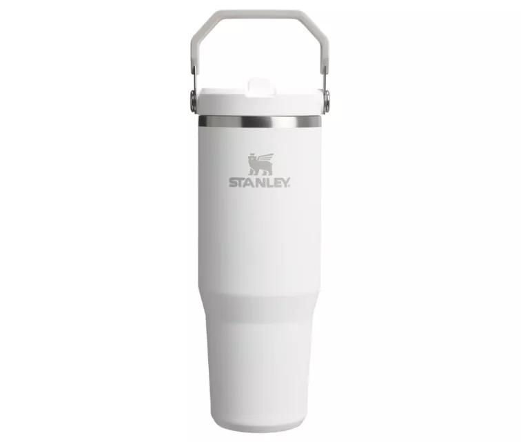 Termokruus kõrrega The IceFlow Flip Straw 2.0 Tumbler 0.89L valge
