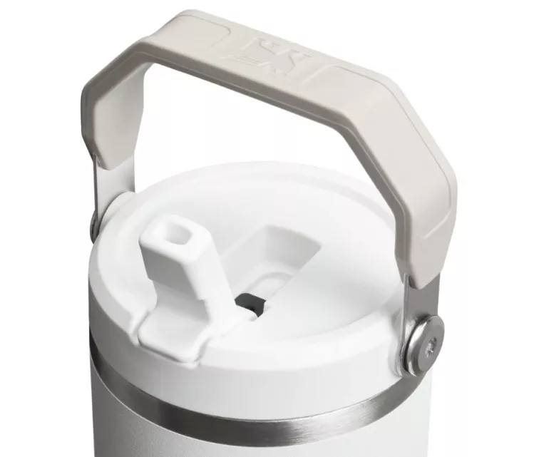 Termokruus kõrrega The IceFlow Flip Straw 2.0 Tumbler 0.89L valge