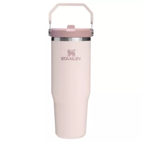 Термокружка с трубочкой The IceFlow Flip Straw 2.0 Tumbler 0.89L светло-розовая