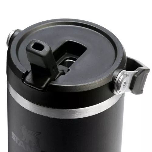 Termospuodelis su šiaudeliu „The IceFlow Flip Straw 2.0“ stiklinė 0,89 l, juodas 2.0