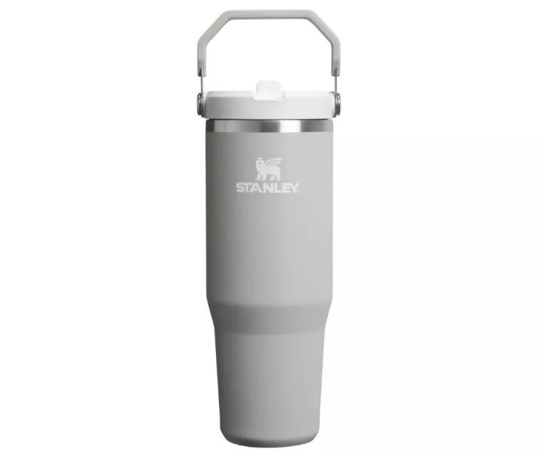 Termokruus kõrrega The IceFlow Flip Straw 2.0 Tumbler 0.89L helehall