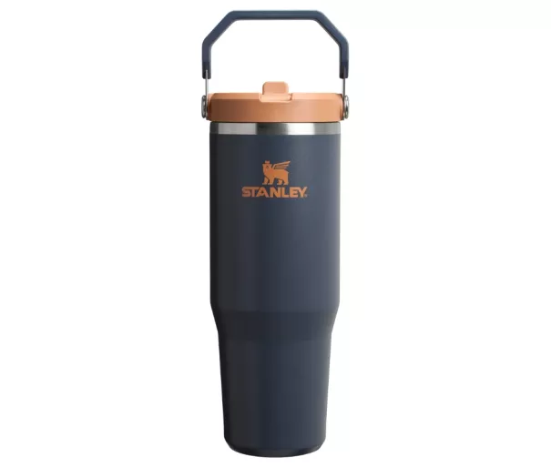 Термокружка с трубочкой The IceFlow Flip Straw 2.0 Tumbler 0.89L серая