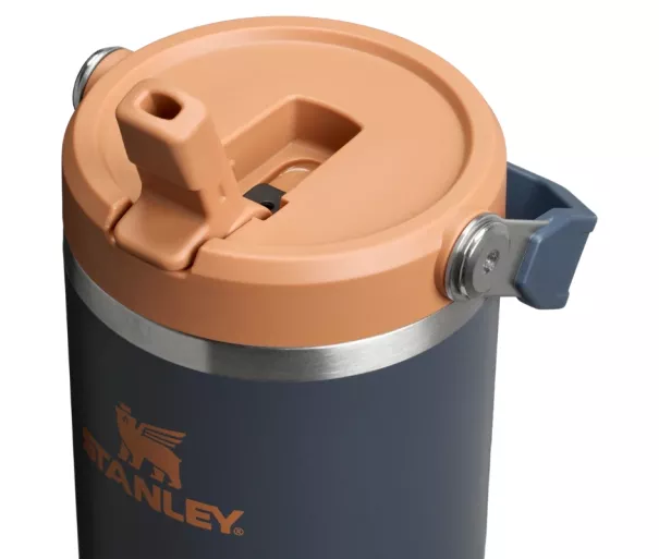 Термокружка с трубочкой The IceFlow Flip Straw 2.0 Tumbler 0.89L серая
