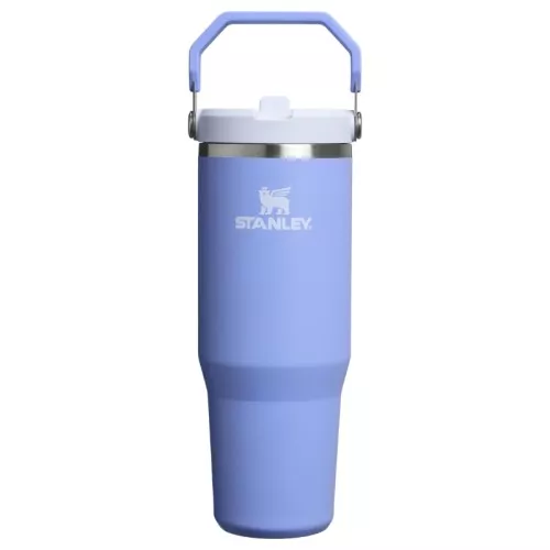 Termokrūze ar salmiņu The IceFlow Flip Straw 2.0 Tumbler 0,89L hortenziju zila
