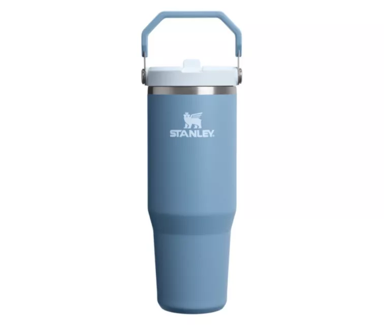 Termokrūze ar salmiņu The IceFlow Flip Straw 2.0 Tumbler 0,89L zilganvioleta