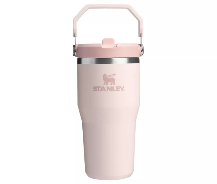 Thermo mug with straw The IceFlow Flip Straw 2.0 Tumbler 0.6L light pink