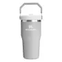 Thermo mug with straw The IceFlow Flip Straw 2.0 Tumbler 0.6L light grey