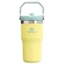 Thermo mug with straw The IceFlow Flip Straw 2.0 Tumbler 0.6L pomelo yellow-green