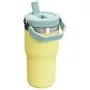 Thermo mug with straw The IceFlow Flip Straw 2.0 Tumbler 0.6L pomelo yellow-green