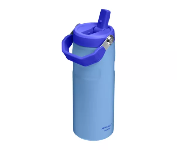 Termospudel kõrrega The IceFlow Bottle Flip Straw 2.0 0.47L helesinine