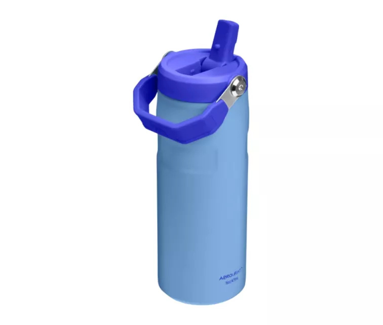 Thermos bottle with straw The IceFlow Bottle Flip Straw 2.0 0.47L light blue