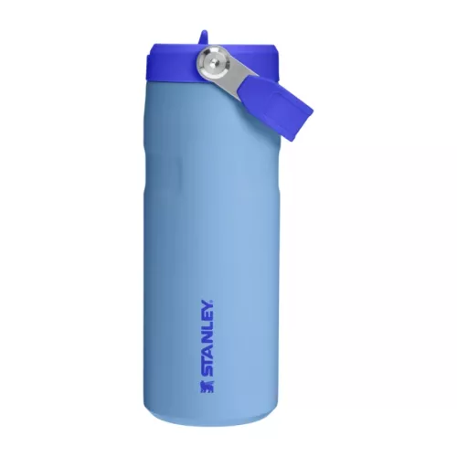 Thermos bottle with straw The IceFlow Bottle Flip Straw 2.0 0.47L light blue