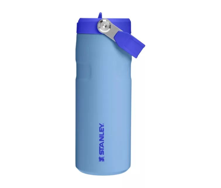 Thermos bottle with straw The IceFlow Bottle Flip Straw 2.0 0.47L light blue