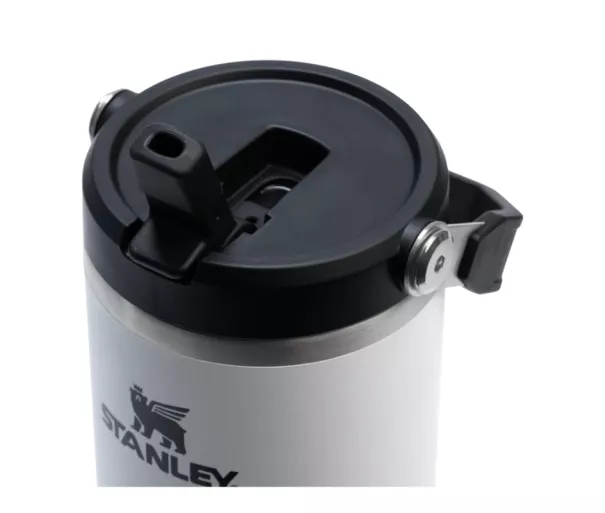 Termospuodelis su šiaudeliu „The IceFlow Flip Straw 2.0“ 0,89 l, kreidos baltumo