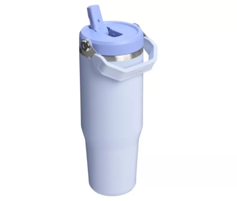 Termokruus kõrrega The IceFlow Flip Straw 2.0 Tumbler 0.89L helesinine