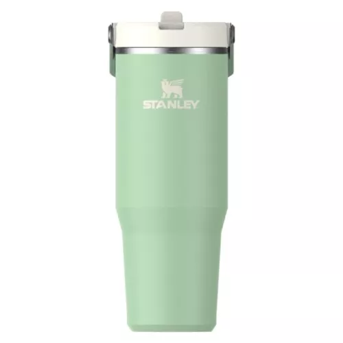 Termokrūze ar salmiņu The IceFlow Flip Straw 2.0 Tumbler 0,89L pistāciju krāsā 
