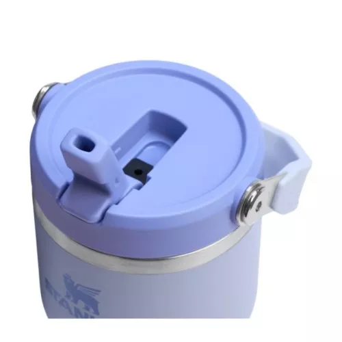 Termospuodelis su šiaudeliu „The IceFlow Flip Straw 2.0“ 0,6 l, šviesiai mėlynas